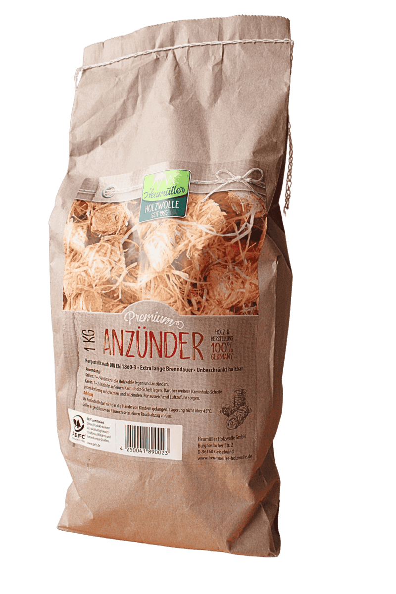 HEUMÜLLER Holzwolleanzünder - 1kg