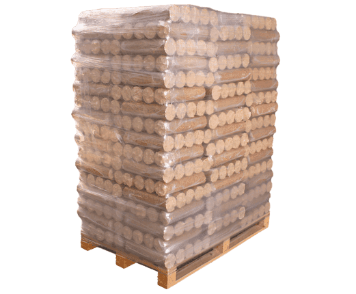 Runde Premium Holzbriketts WEICHHOLZ "BULLY" - 960kg