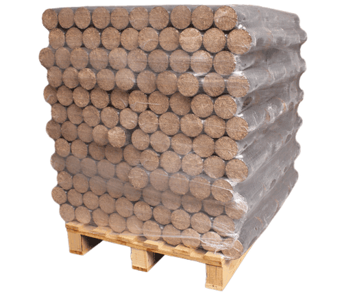 Runde Holzbriketts HARTHOLZ - 960kg